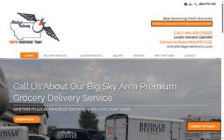 Bridger Delivery website