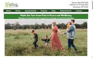 Great Turning Healing Center website