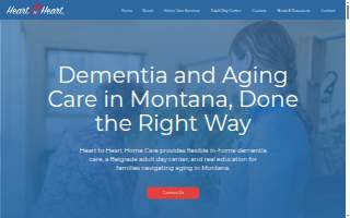 Heart to Heart Home Care website