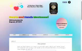 Hearts & Hands Montessori LLC website