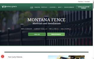 Montana Fence of Belgrade website