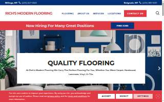 Rich's Flooring website