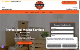 Rock Steady Movers website