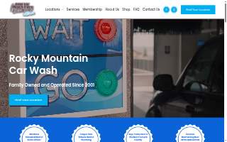 Rocky Mountain Car Wash of Belgrade website