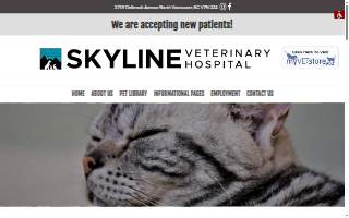 Skyline Veterinary Hospital (Formerly Sorensen Small Animal Hospital) website