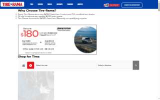 Tire-Rama of Belgrade website