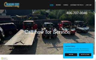 Treasure State Towing, LLC website