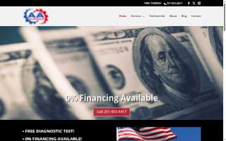 AA Transmission & Auto Repair website