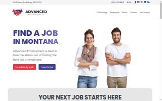 Advanced Employment website