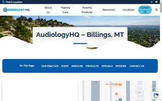 AudiologyHQ website