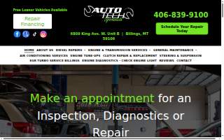 Auto Tech Specialists website
