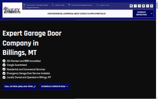 Bailey Garage Doors website
