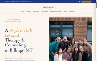 Brighter Sky Counseling website