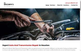 Brown's Auto Service website