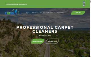 CBM Carpet Cleaning website