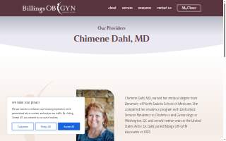 Chimene Dahl, MD website