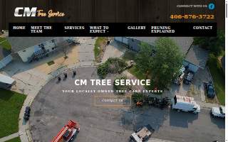 CM Tree Service and Removal website
