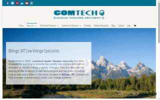 Comtech Audio Theater Security website