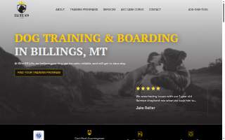 Elite K9 Life website