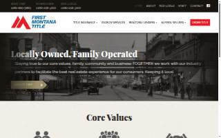 First Montana Title Co website