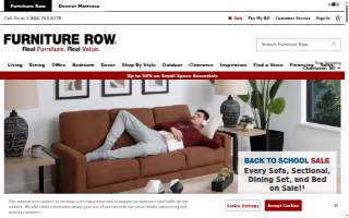 Furniture Row of Billings website