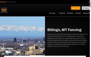 H & H Fence MT LLC website