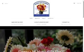 Magic City Floral website