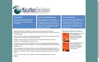 Marathon Management Solutions website