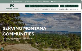 Michelotti Sawyers Mortuary website