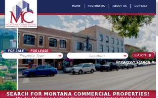 Montana Commercial Real Estate website