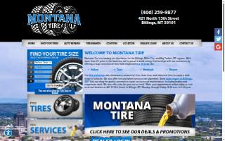 Montana Tire Distributors website