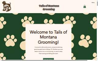 Tails of Montana Grooming website