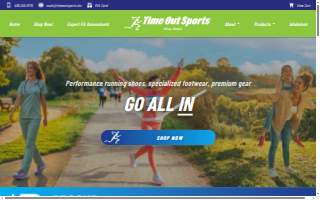Time Out Sports Inc website