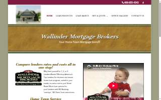 Wallinder Mortgage Brokers website