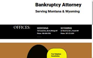 Yellowstone Bankruptcy (Billings) website