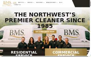 BMS Premier Cleaners website