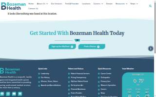 Bozeman Health Women's Specialists Clinic website