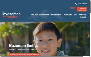 Bozeman Smiles website