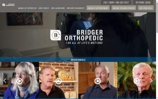 Bridger Orthopedic Urgent Care website