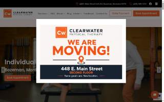 Clearwater Physical Therapy website