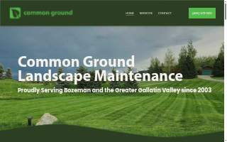 Common Ground Landscape Maintenance, Inc. website