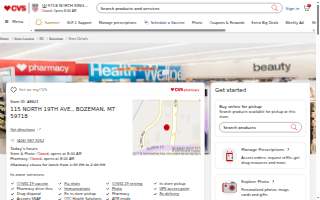 CVS website