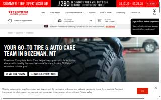 Firestone Complete Auto Care website