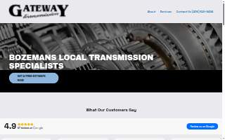 Gateway Transmission website