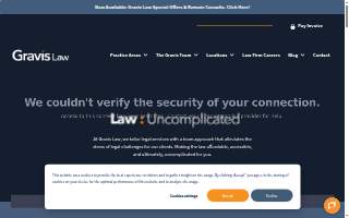Gravis Law, PLLC - Bozeman website