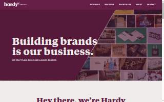 Hardy Brands website