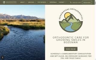 Headwaters Orthodontics website