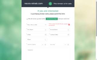 Neuro Rehab LLC website