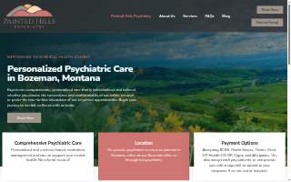Painted Hills Psychiatry website