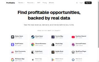 Profitable Ideas Exchange website